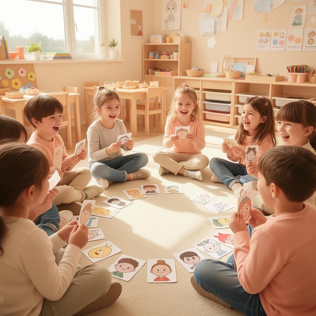 Children at an emotional intelligence bootcamp