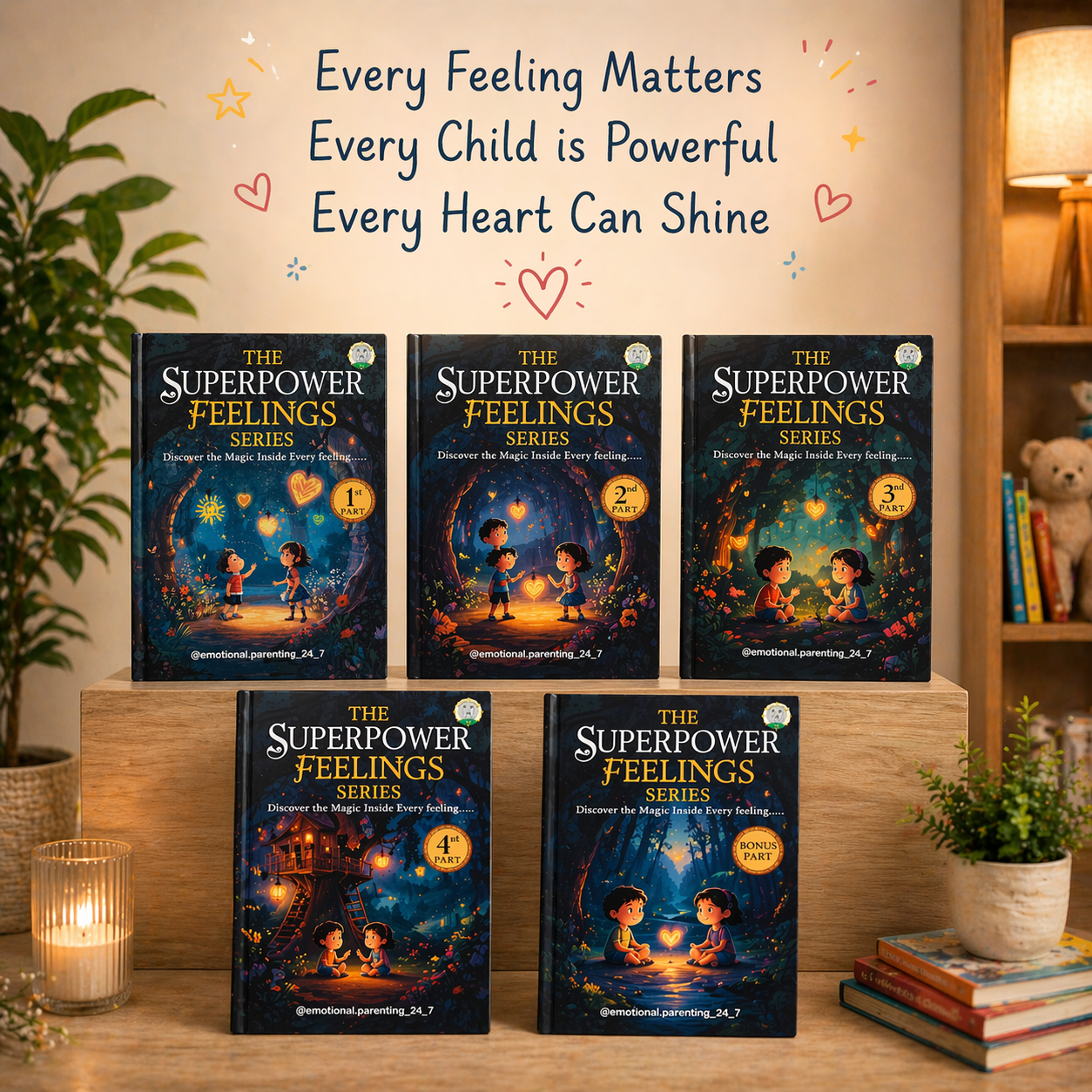 The Superpower Feelings Series — 5 book collection